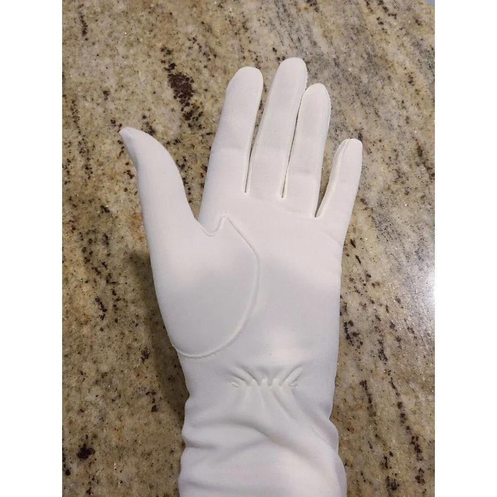 Vintage Size M/L White Formal Stretch 10.5